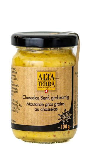 [AT1207] Moutarde gros grains au chasselas 100g
