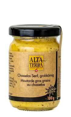 Moutarde gros grains au chasselas 100g