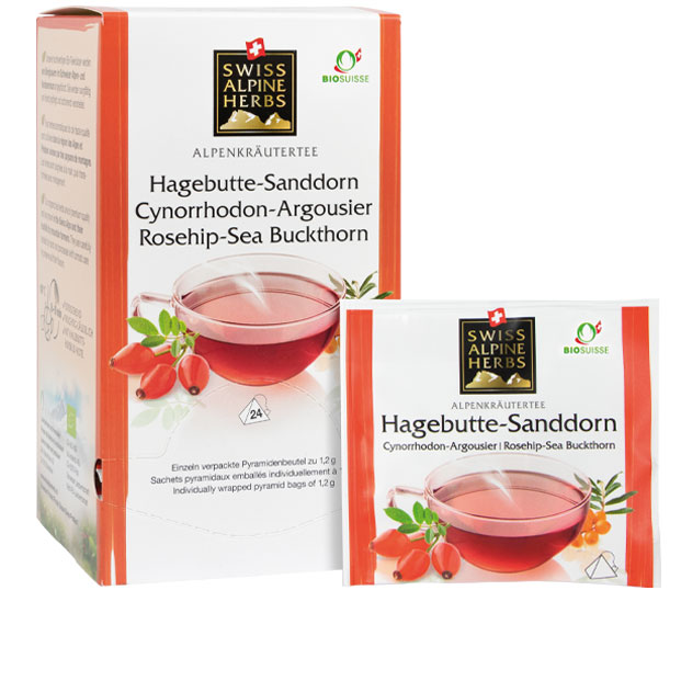 Bio Tee Hagebutte-Sanddorn 24x1.2g