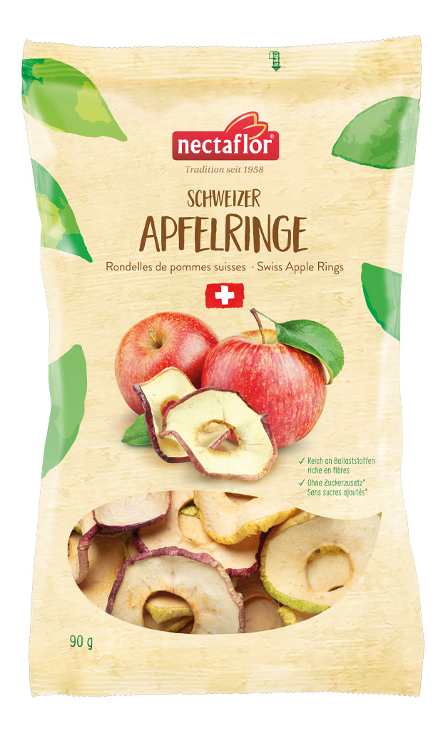 Schweizer Apfelringe 90g