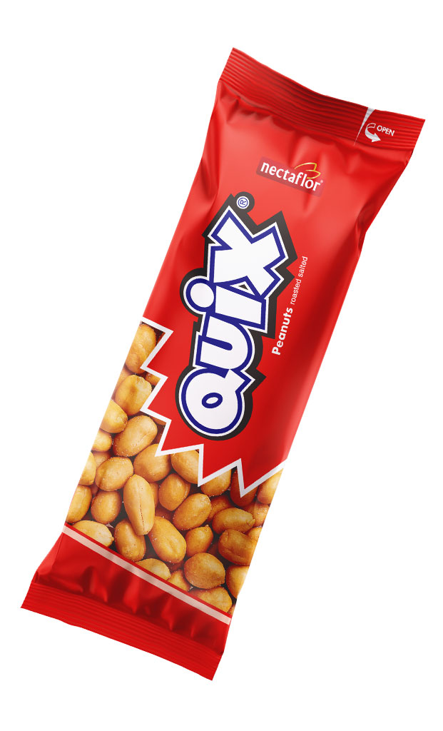[51021] QUIX Erdnüsse geröstet - gesalzen 50g