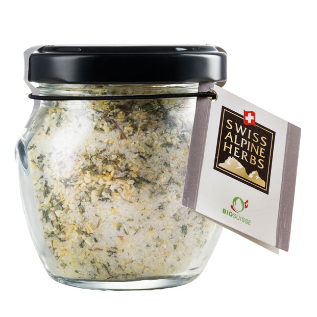 [SAH0208] Bio Alpensalz mit Knoblauch-Thymian 102g