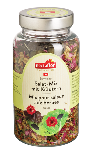 [51174 TU] Mélange aux herbes suisses pour salade 140g TU 4er Pack