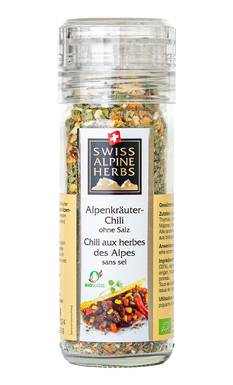 Bio Herbes des Alpes-Chili (sans sel) 32g