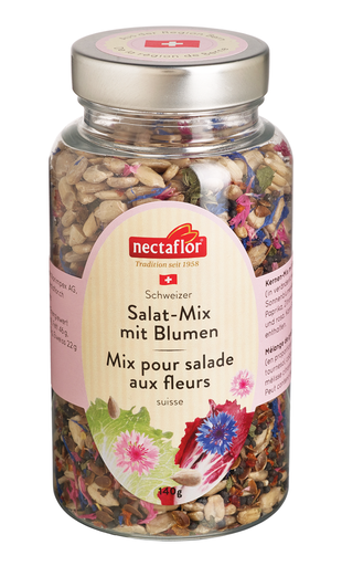 [51177] Schweizer Salat-Mix Blumen 140g